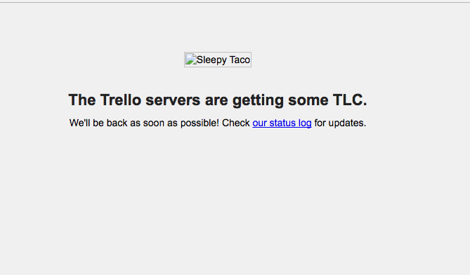 trello downtime